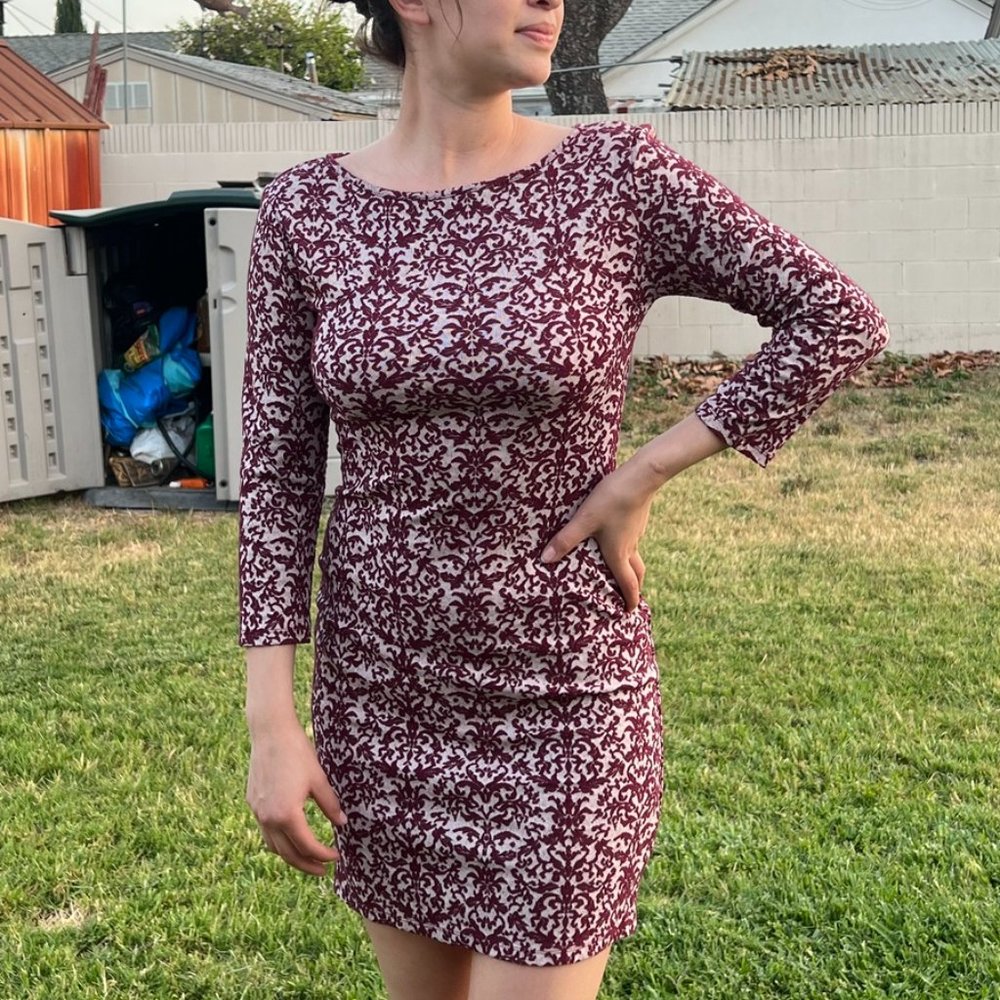 Purple and Lavender Bodycon Dress